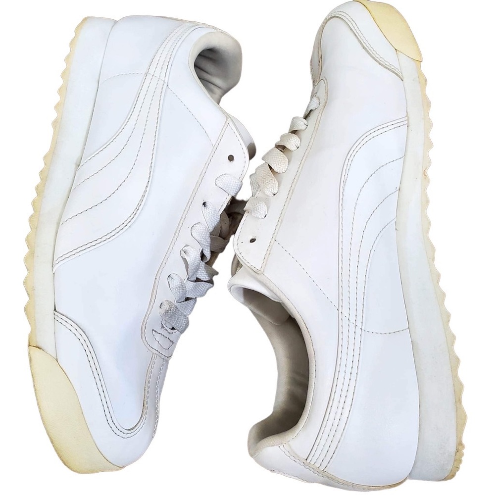 PUMA Roma White Athletic Shoes Size 11 Mens